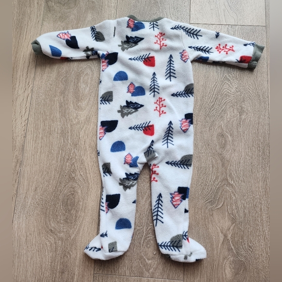 3/$25 - Koala Baby fleece footies with zipper size 3 - 6M - Picture 4 of 5